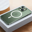 NexTECH® | Metal Frame MagSafe Matte Case with Lens Cover for iPhone