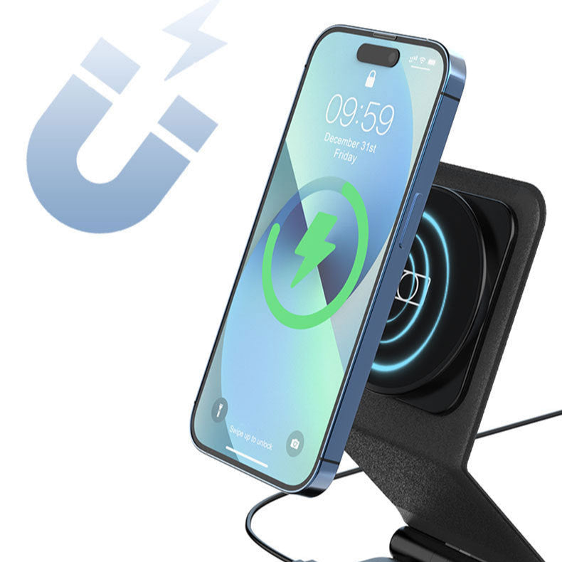 NexTECH® | 3-in-1 Foldable MagSafe Wireless Charger