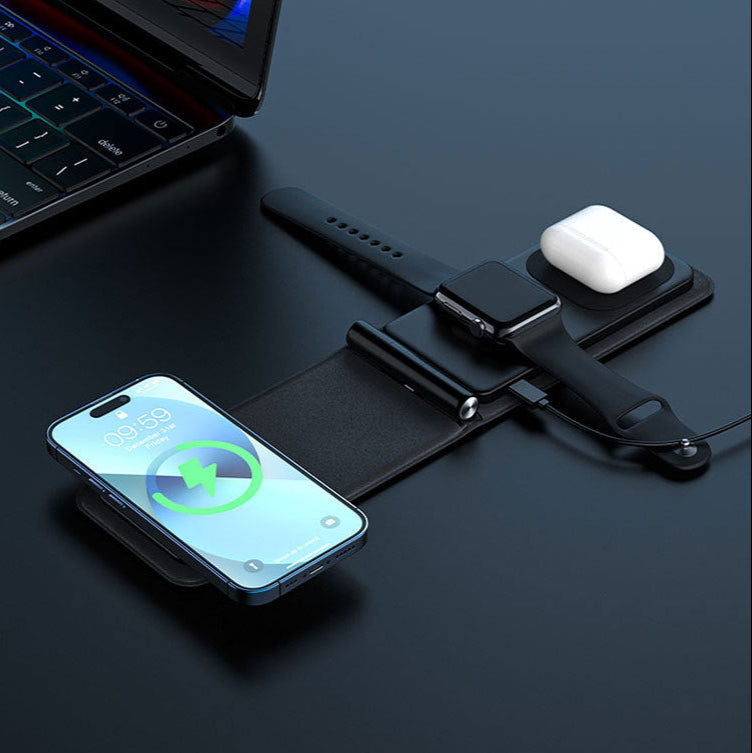 NexTECH® | 3-in-1 Foldable MagSafe Wireless Charger