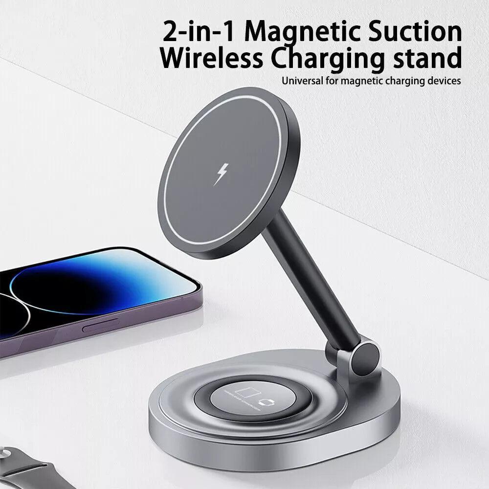 NexTECH® | 2-in-1 Foldable Magnetic Wireless Charger - NexTECH