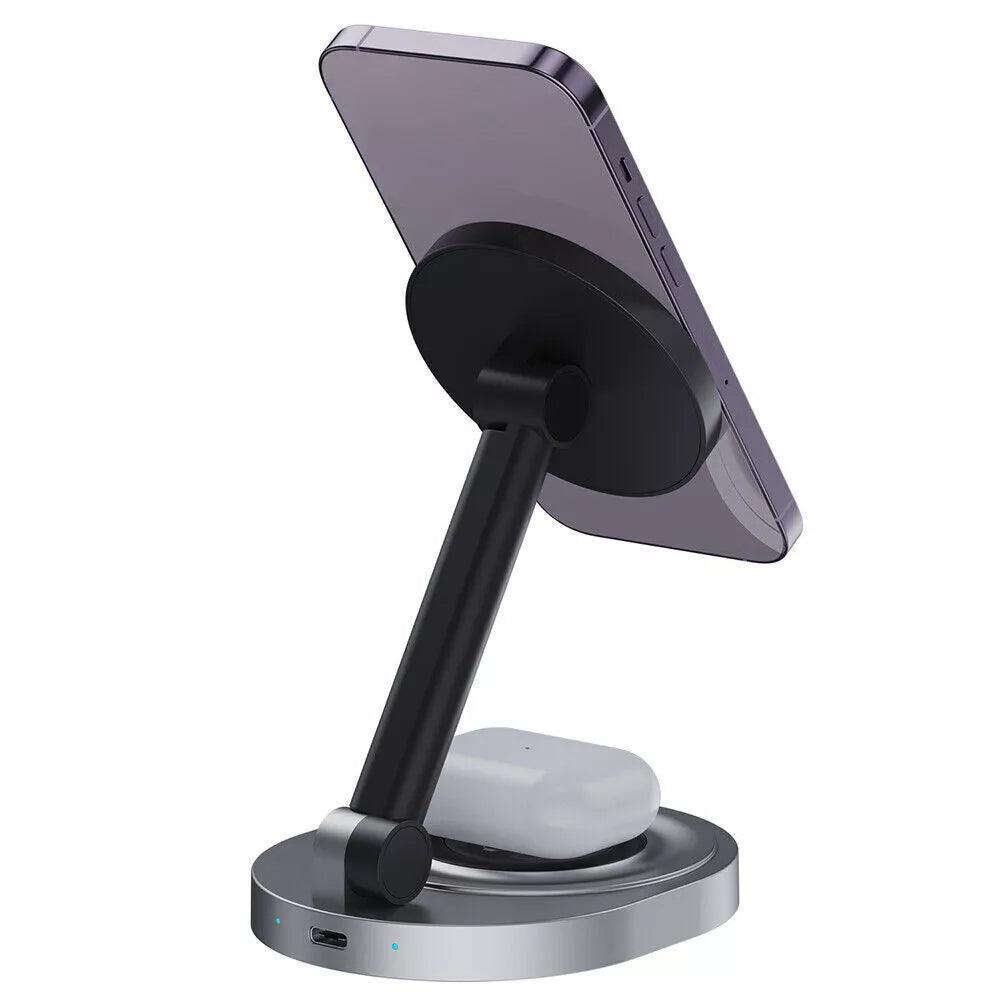 NexTECH® | 2-in-1 Foldable Magnetic Wireless Charger - NexTECH