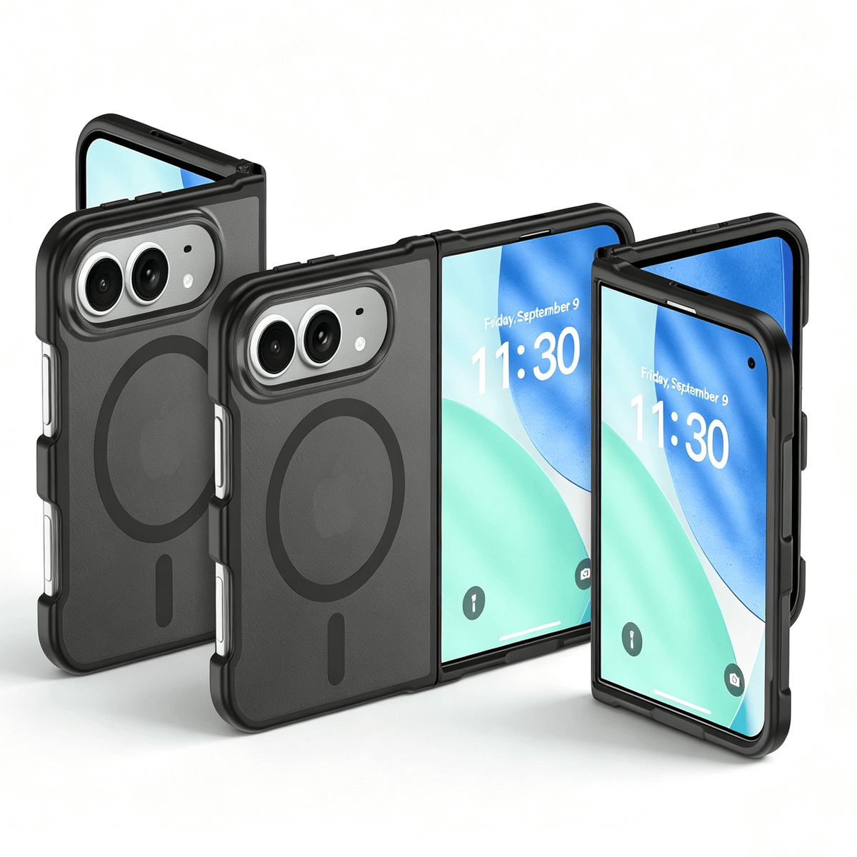 NexTECH® | Soft-Touch MagSafe Two-Piece Shockproof Case for iPhone Duo
