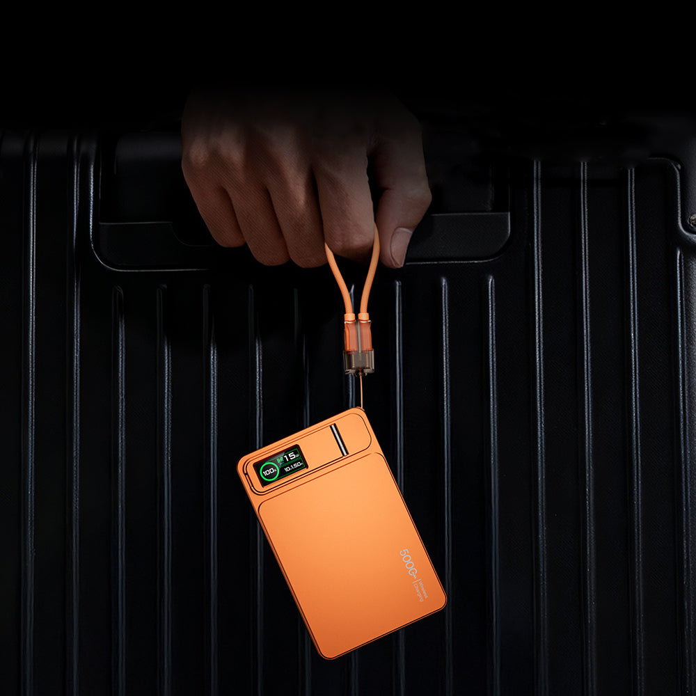 NexTECH® | Ultra-Thin Wireless MagSafe Power Bank with Screen & Stand