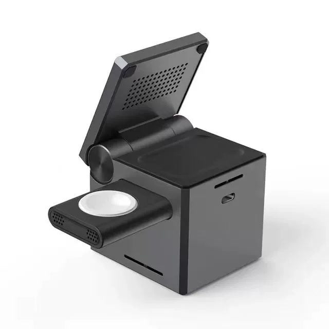 NexTECH® | 3-in-1 Cube MagSafe 15W Foldable Wireless Charger Station