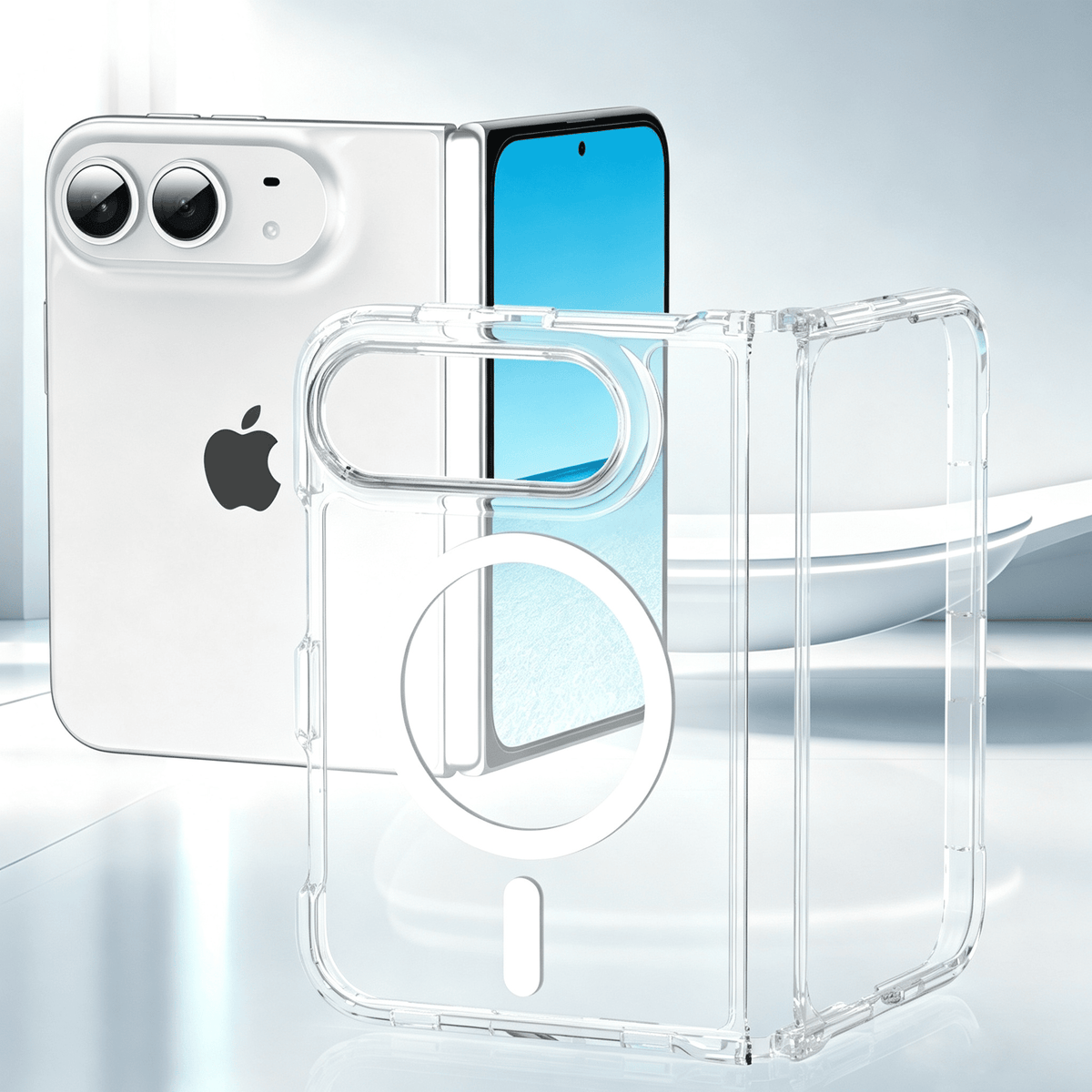 NexTECH® | Clear Full-Cover Shockproof Case for iPhone Duo