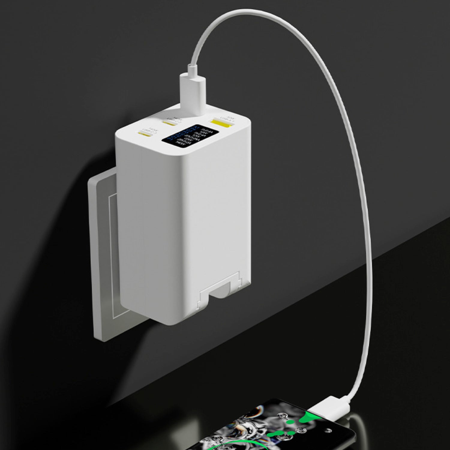 NexTECH® | Multi-Port GaN Charger with Screen – 280W Output - NexTECH