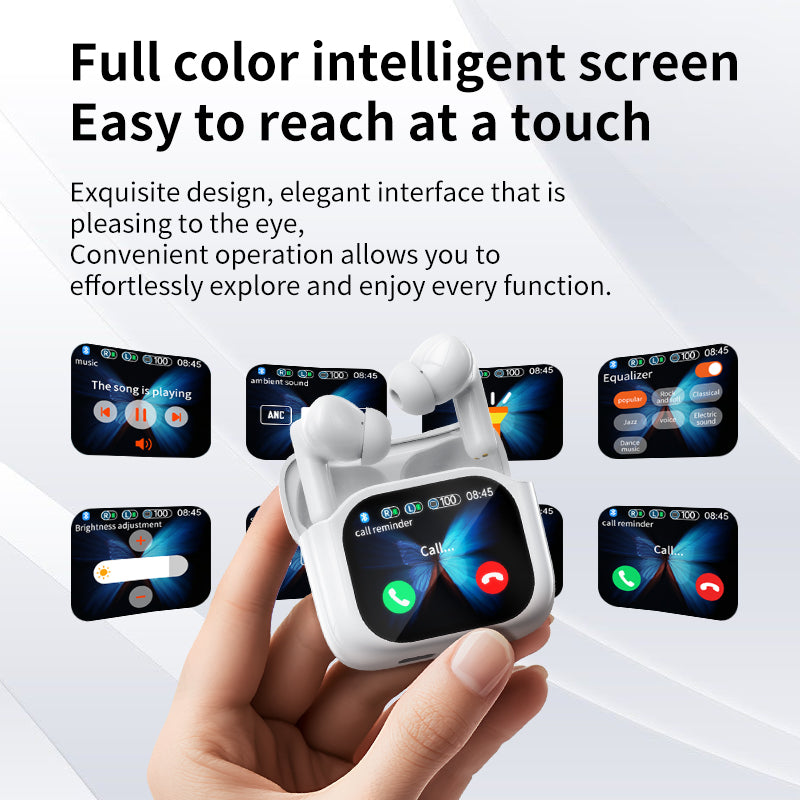NexTECH® | AI Translation In-ear Earbuds with LCD Screen