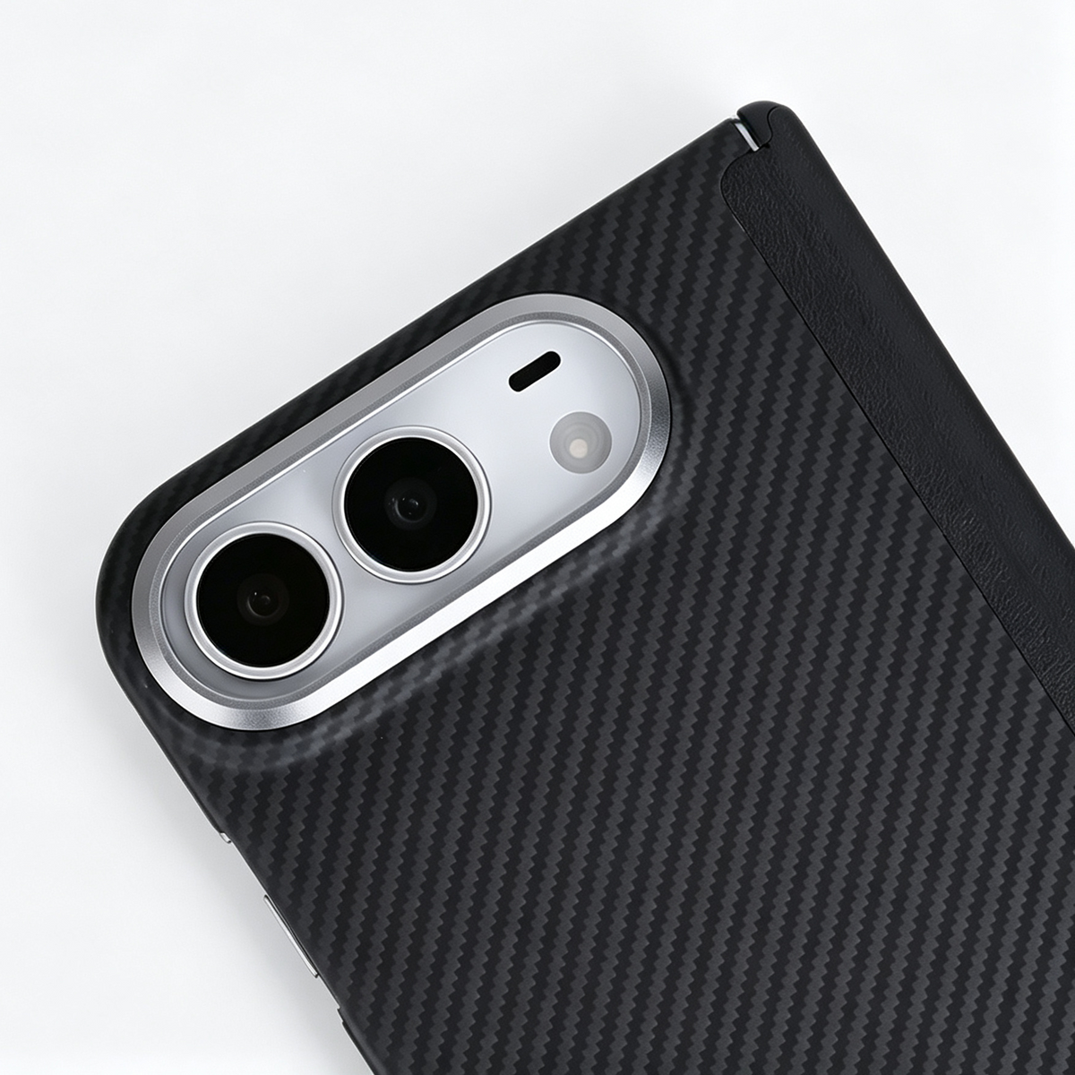 NexTECH® | Ultra-Thin Full-Cover Aramid Fiber Magnetic Case with Hinge Protection for iPhone Ultra