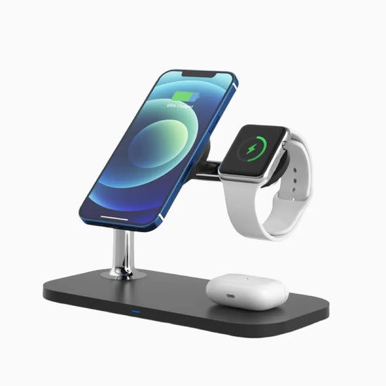 NexTECH® | Multifunction Magnetic 3-in-1 Wireless Charger for MagSafe