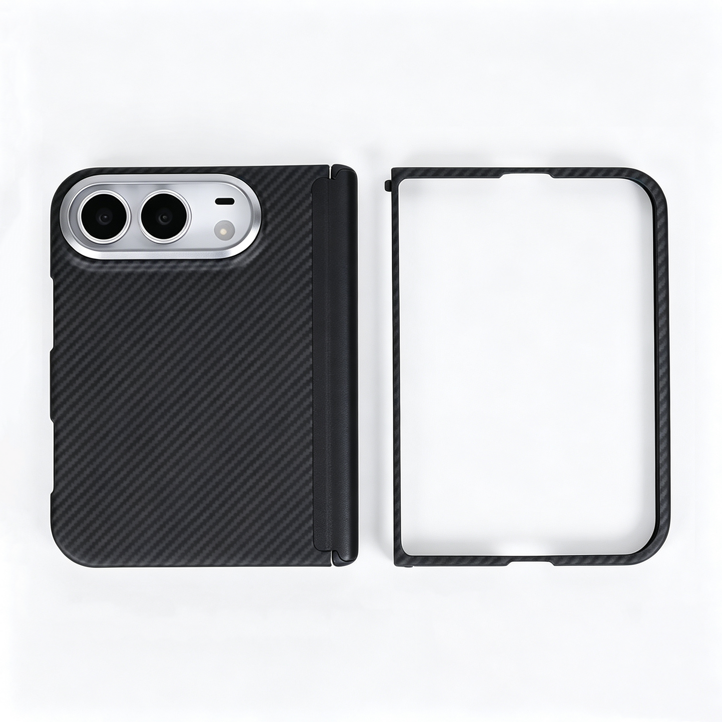 NexTECH® | Ultra-Thin Full-Cover Aramid Fiber Magnetic Case with Hinge Protection for iPhone Ultra