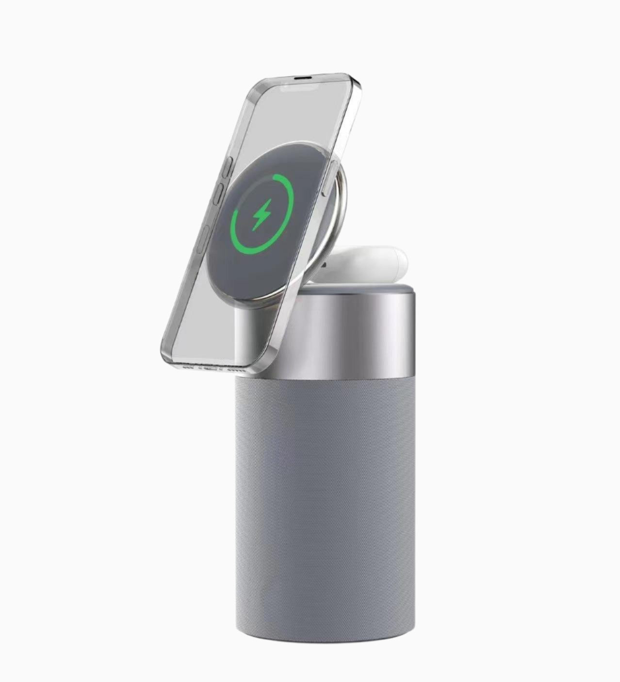 NexTECH® | 3-in-1 MagSafe Wireless Charger with Bluetooth Speaker&Touch Lamp - NexTECH