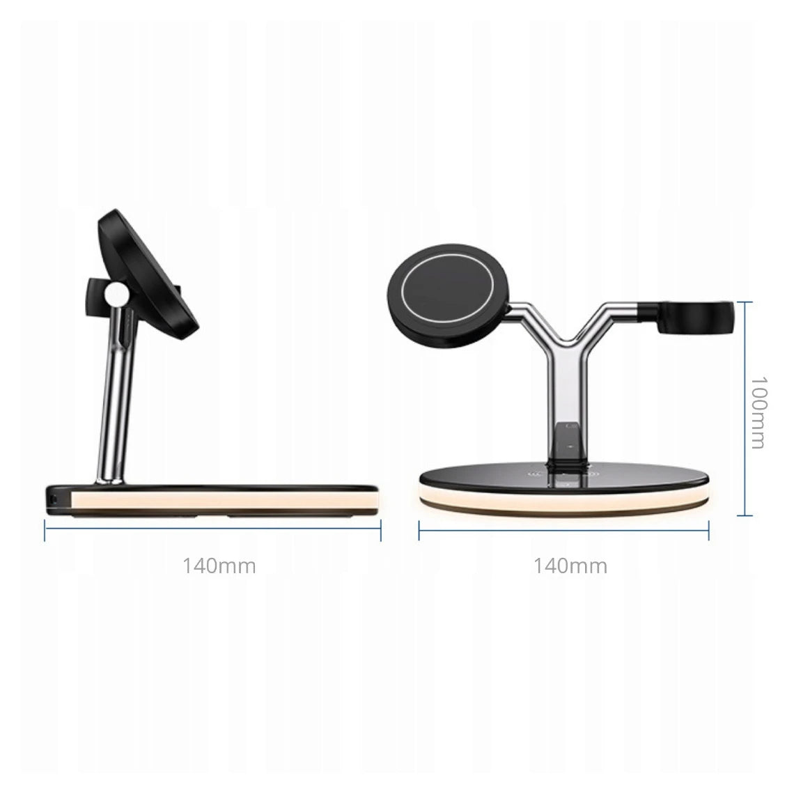 NexTECH® | 3-in-1 Magnetic Fast Wireless Charging station