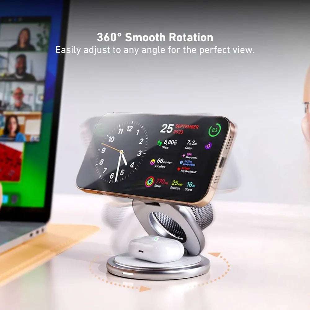 NexTECH® | 3-in-1 Foldable Wireless Charger