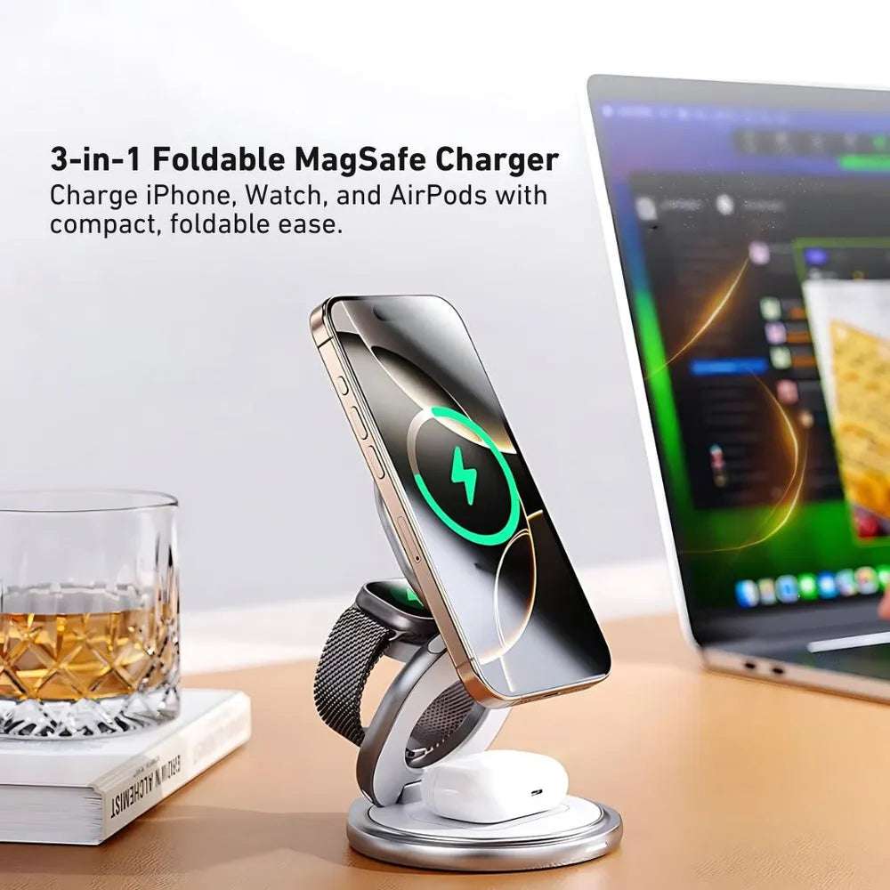 NexTECH® | 3-in-1 Foldable Wireless Charger