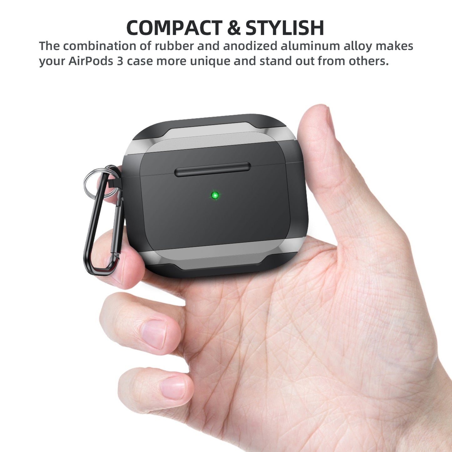 NexTECH® | Shockproof AirPods Case with Metal Edge Protection