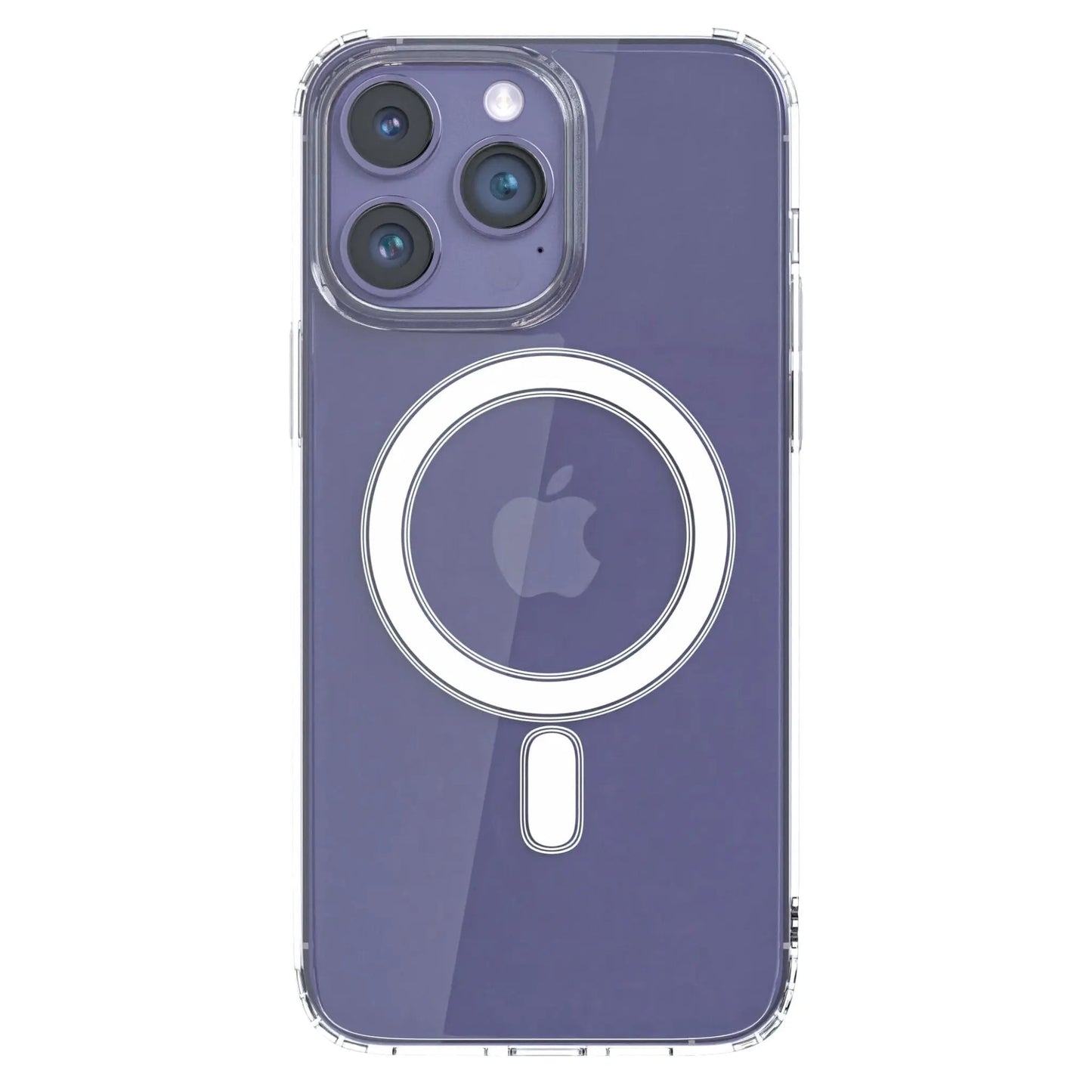 NexTECH® | Magnetic Transparent Case with Airbag Corners for iPhone