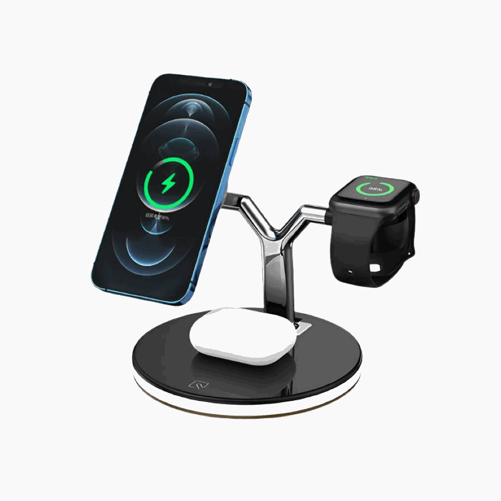 NexTECH® | 3-in-1 Magnetic Fast Wireless Charging station - NexTECH