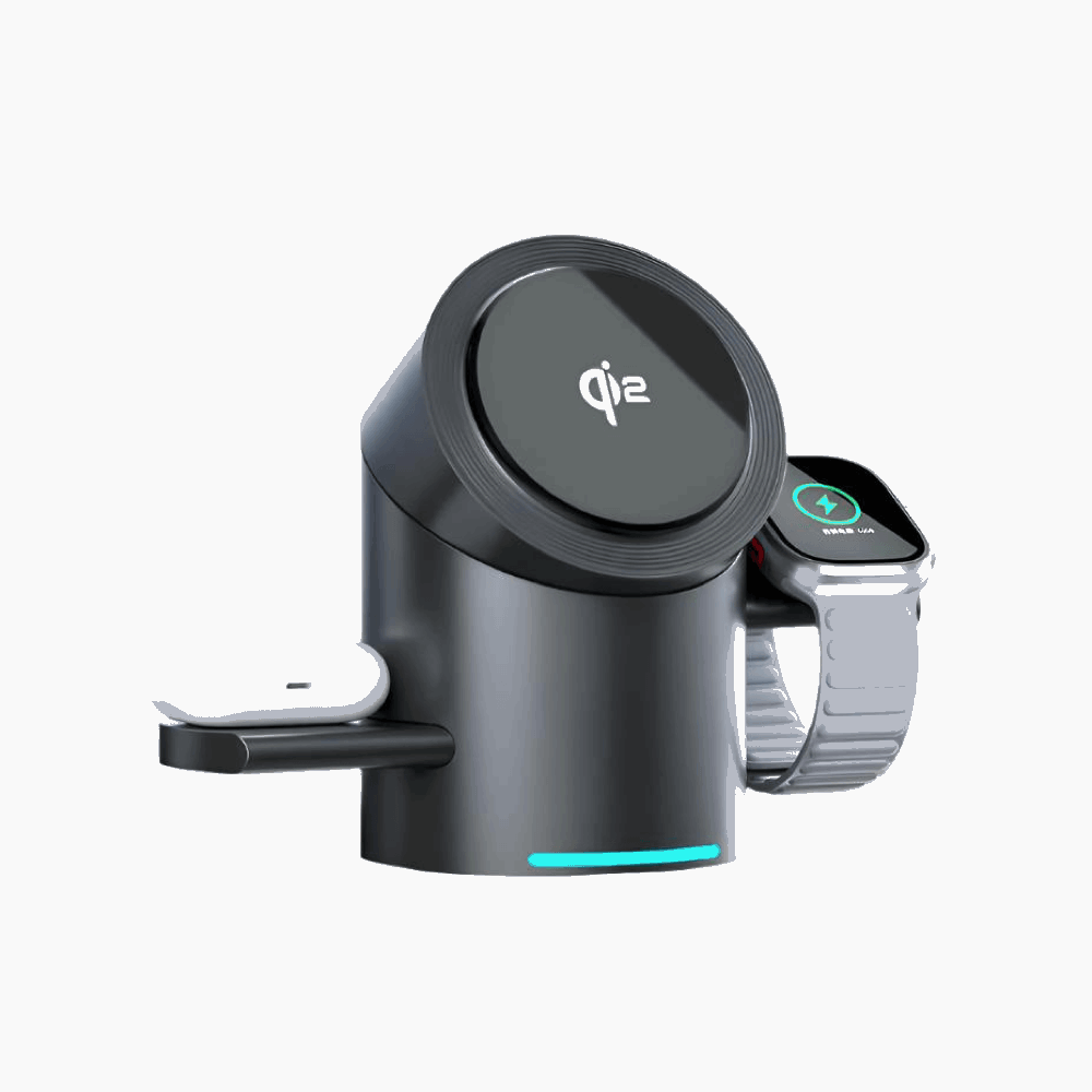 NexTECH® | 3-in-1 Magnetic Wireless Charger Phone Fast Charge station - NexTECH