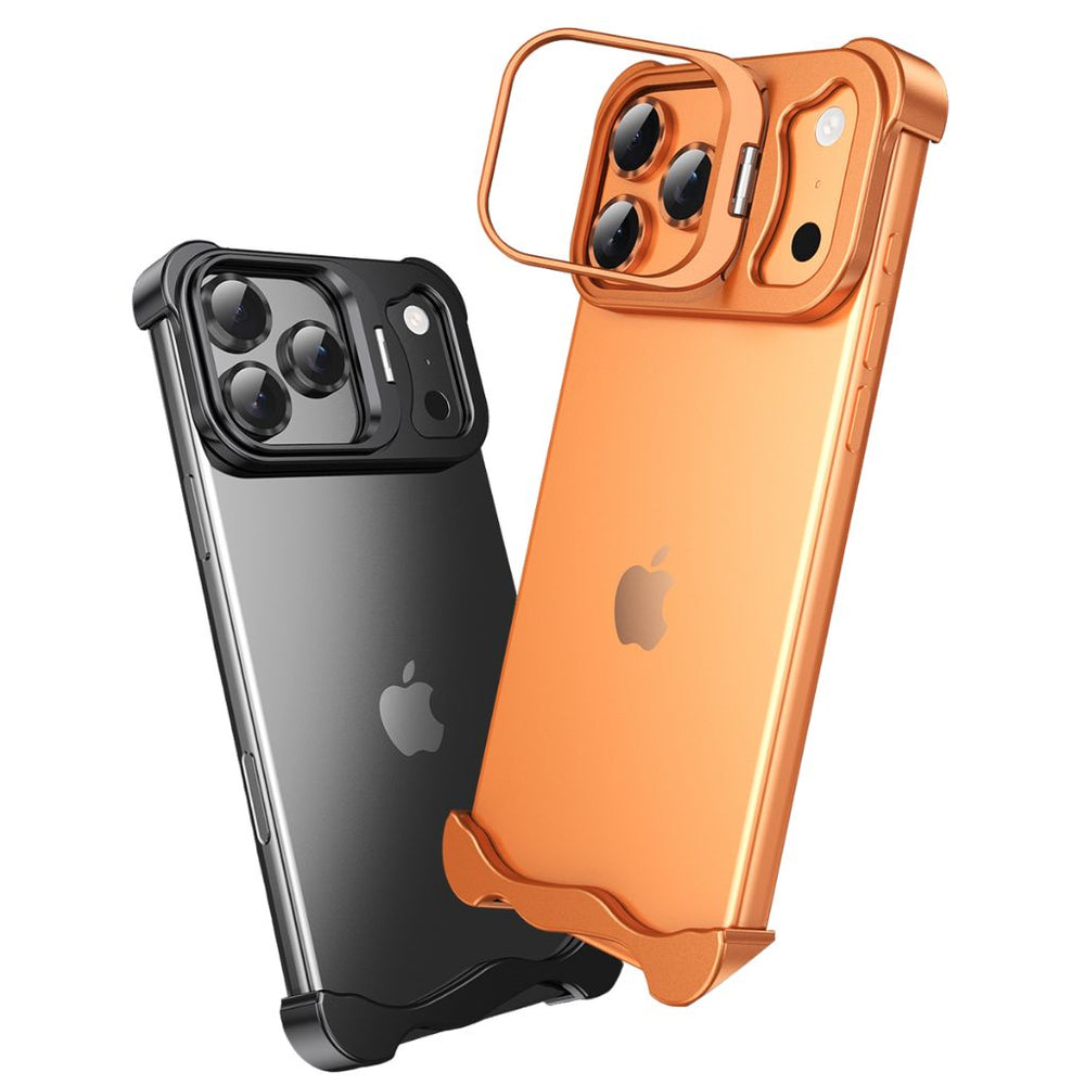 NexTECH® | Bezel-less Metal Case with Kickstand & Shockproof Design for iPhone