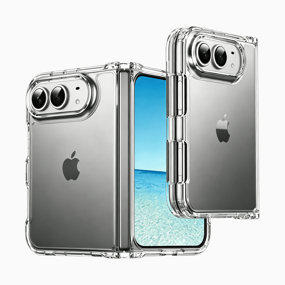 NexTECH® | Clear Full-Cover Shockproof Case for iPhone Duo
