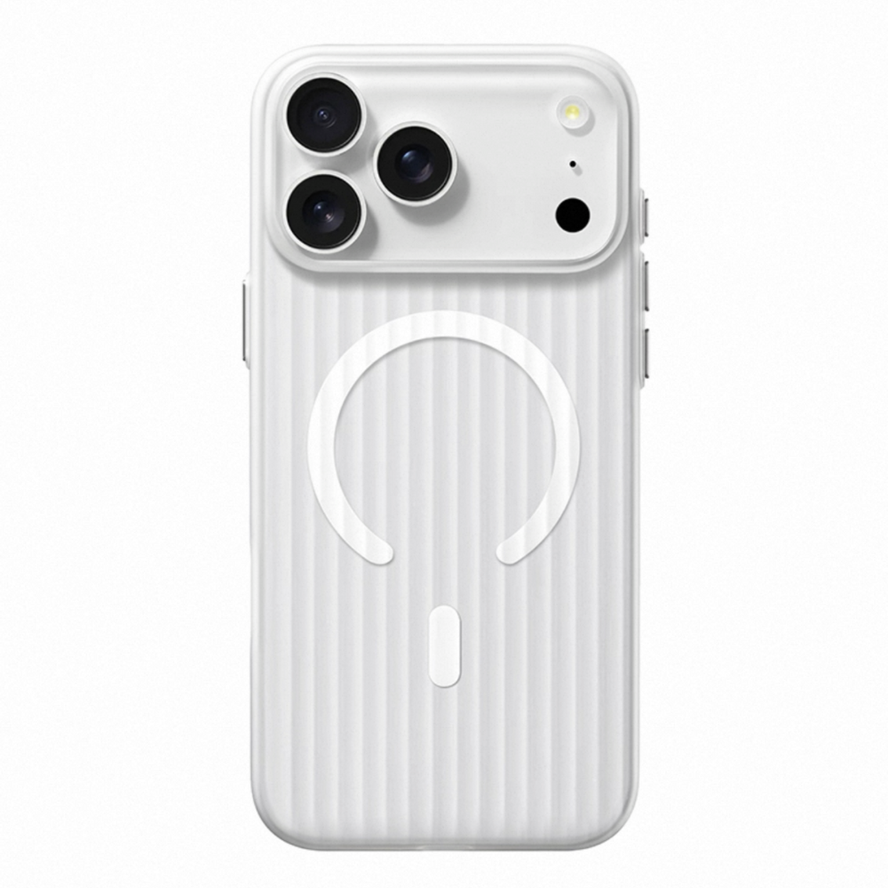 NexTECH® | Minimalist Striped MagSafe Matte Case for iPhone