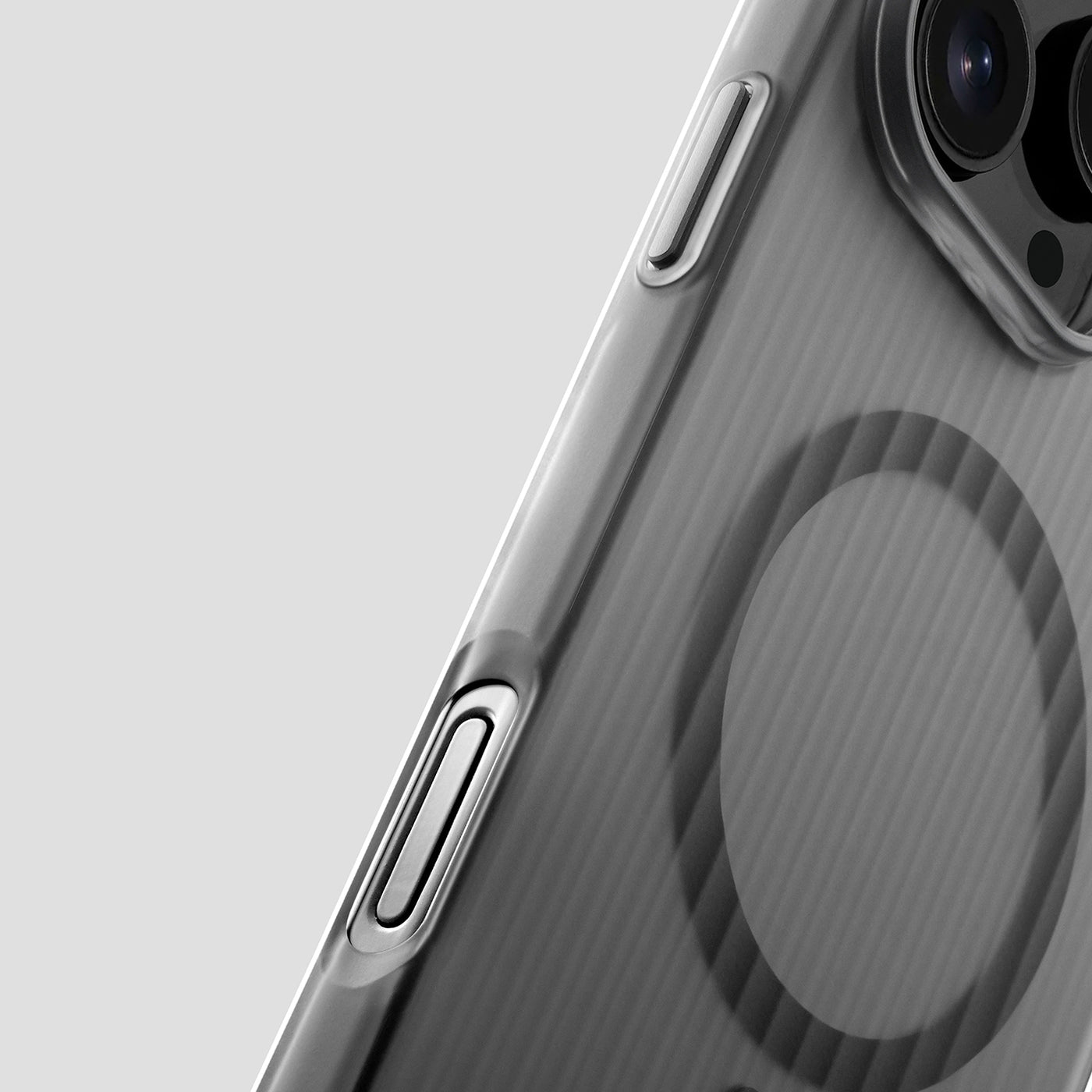 NexTECH® | Minimalist Striped MagSafe Matte Case for iPhone