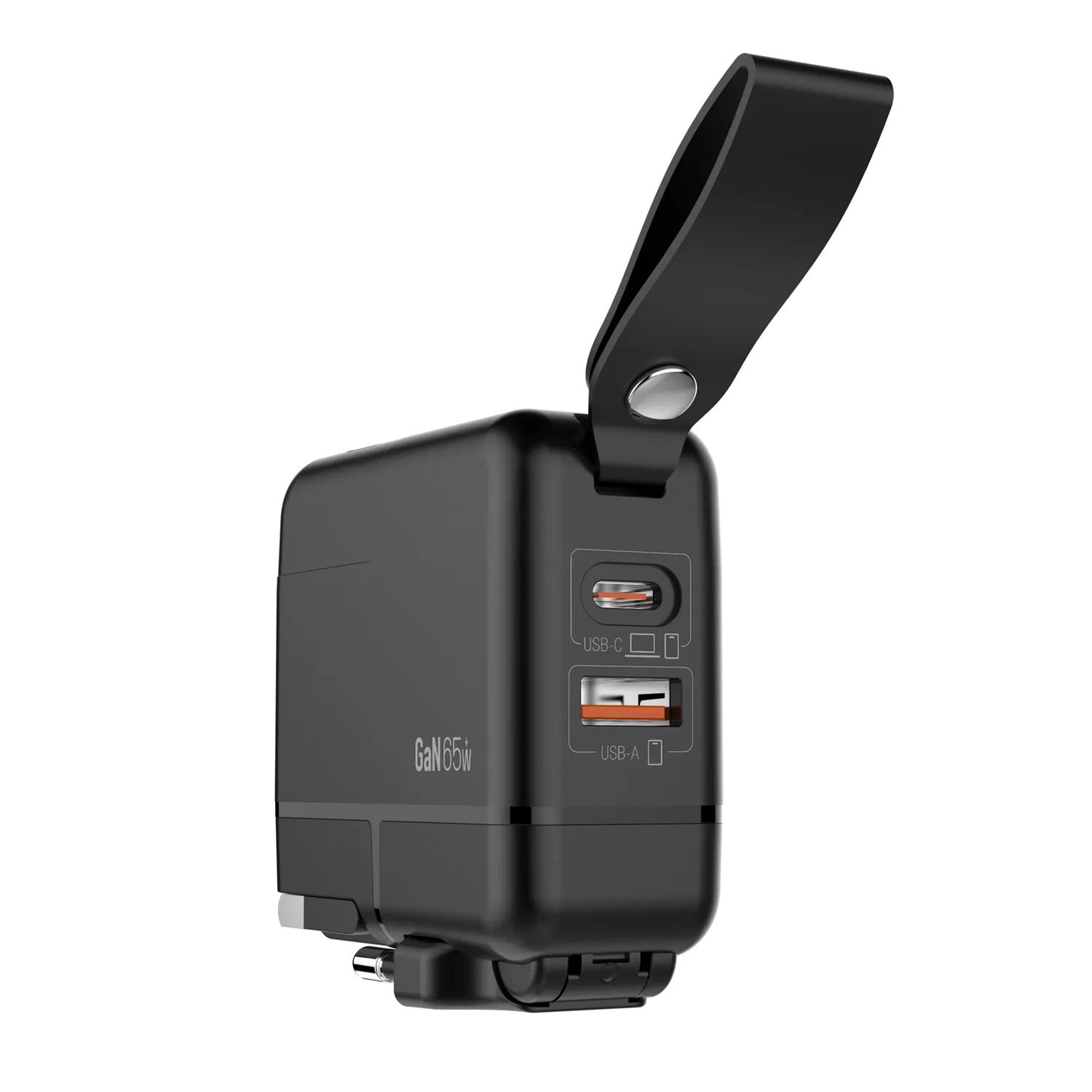 NexTECH® | 65W GaN Fast Charger – Foldable Plug & Global Travel Adapter