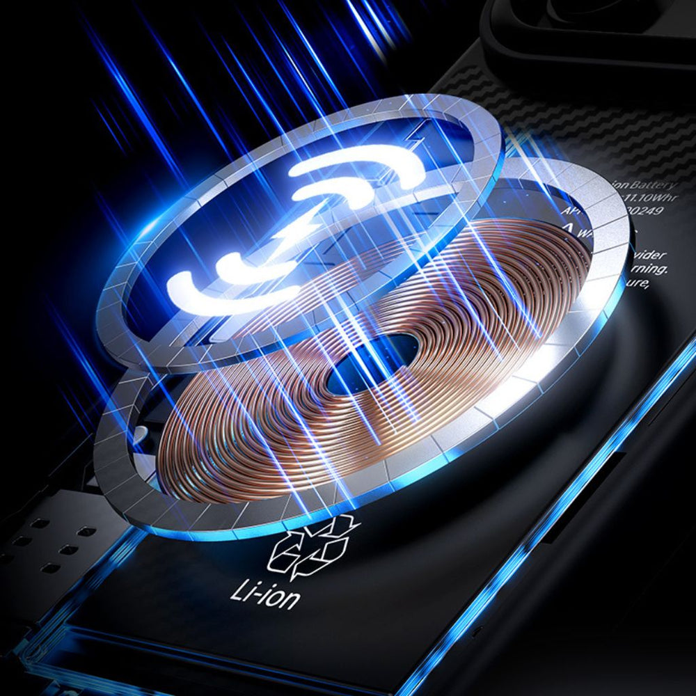 NexTECH® | Carbon Magnetic Case with 360° Stand for iPhone