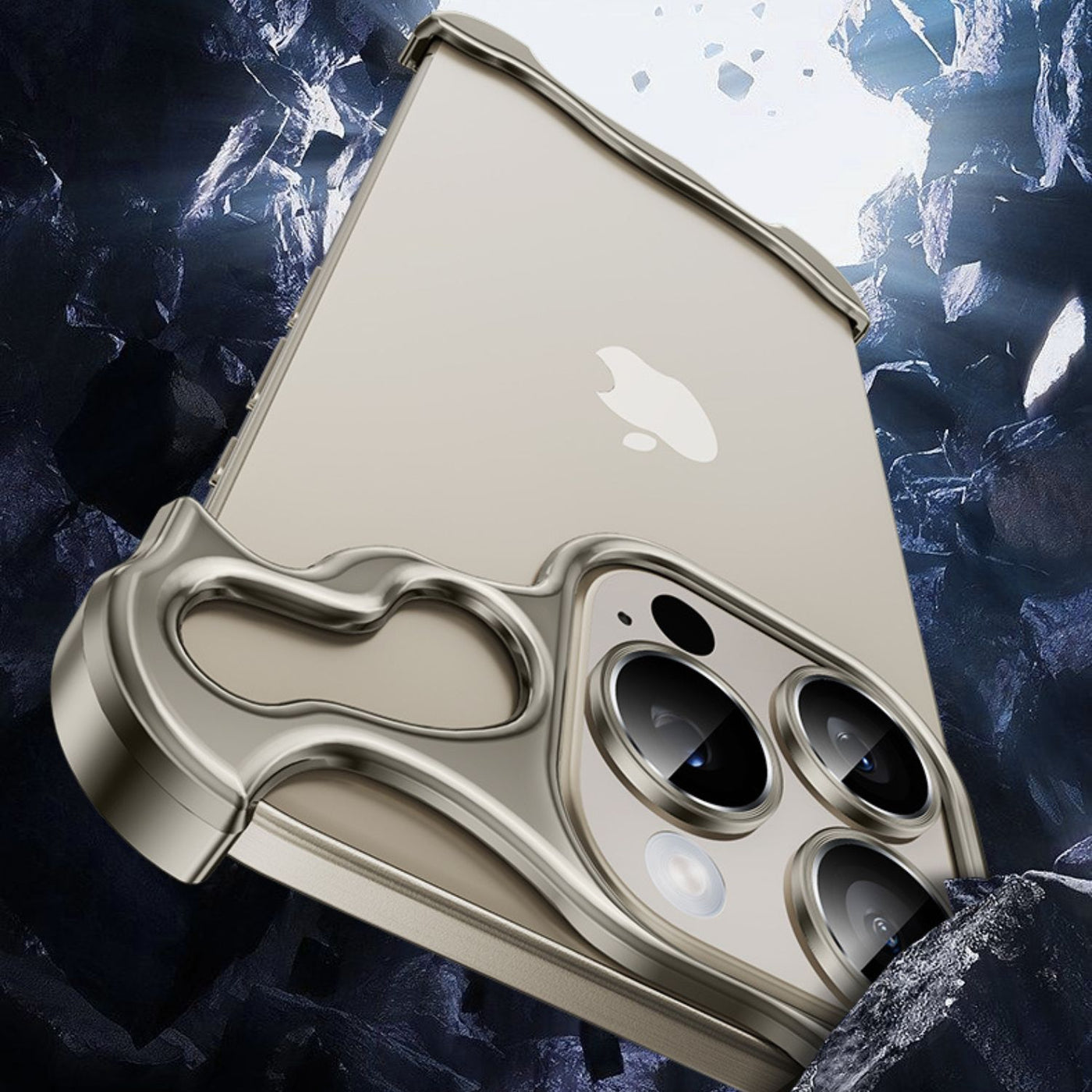 NexTECH® | Bezel-less Shockproof Case with Metallic Protection for iPhone