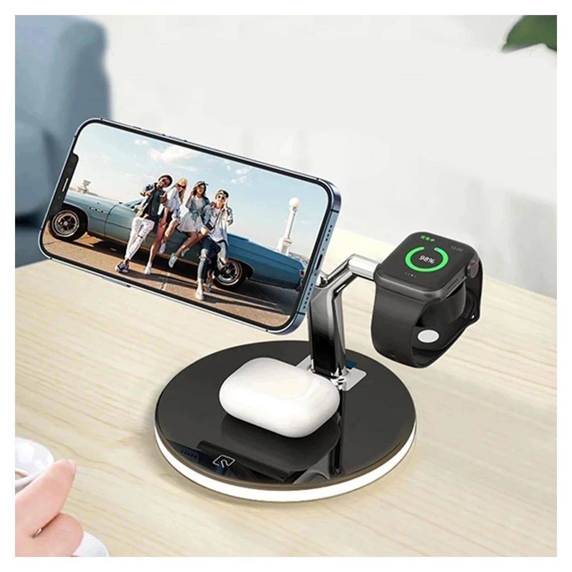 NexTECH® | 3-in-1 Magnetic Fast Wireless Charging station
