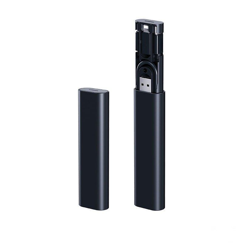 NexTECH® | Multifunctional 8-in-1 Data Cable Digital Box with SIM & SD Card Storage - NexTECH