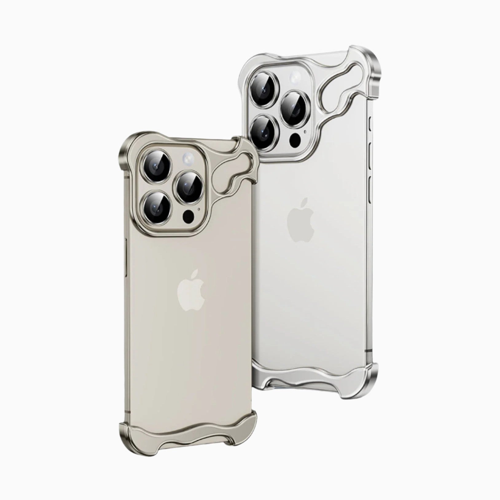 NexTECH® | Bezel-less Shockproof Case with Metallic Protection for iPhone