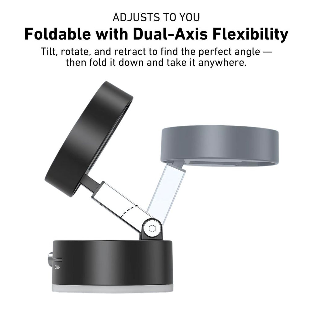 NexTECH® | Vacuum Suction Magnetic Phone Mount with Foldable & Retractable Stand - NexTECH