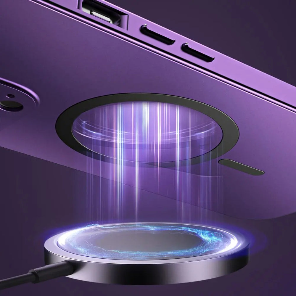 NexTECH® | Magnetic Metal Frame Shockproof Full-Cover Case for iPhone