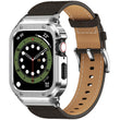 NexTECH® | Premium Leather Band with Stainless Steel Case for Apple Watch - NexTECH