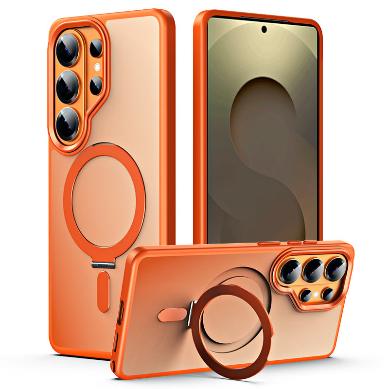 NexTECH® | Samsung用 折りたたみ式ブラケット付き耐衝撃マグネットケース