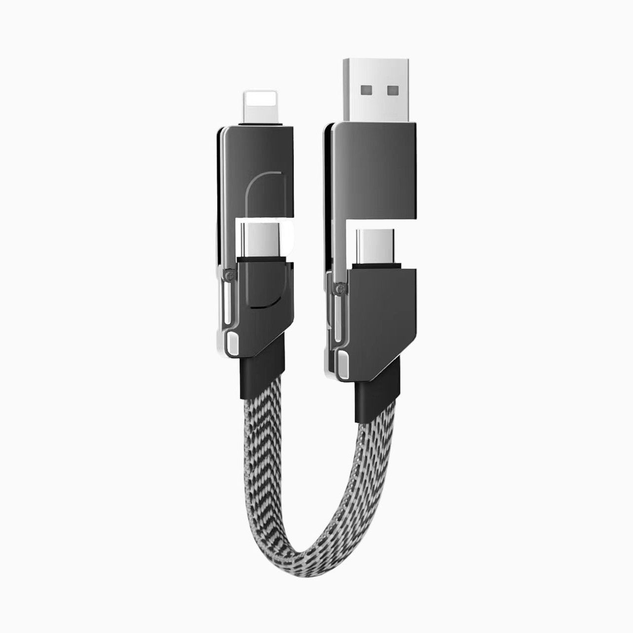 NexTECH® | 6-in-1 Keychain Fast Charging Cable – PD 60W