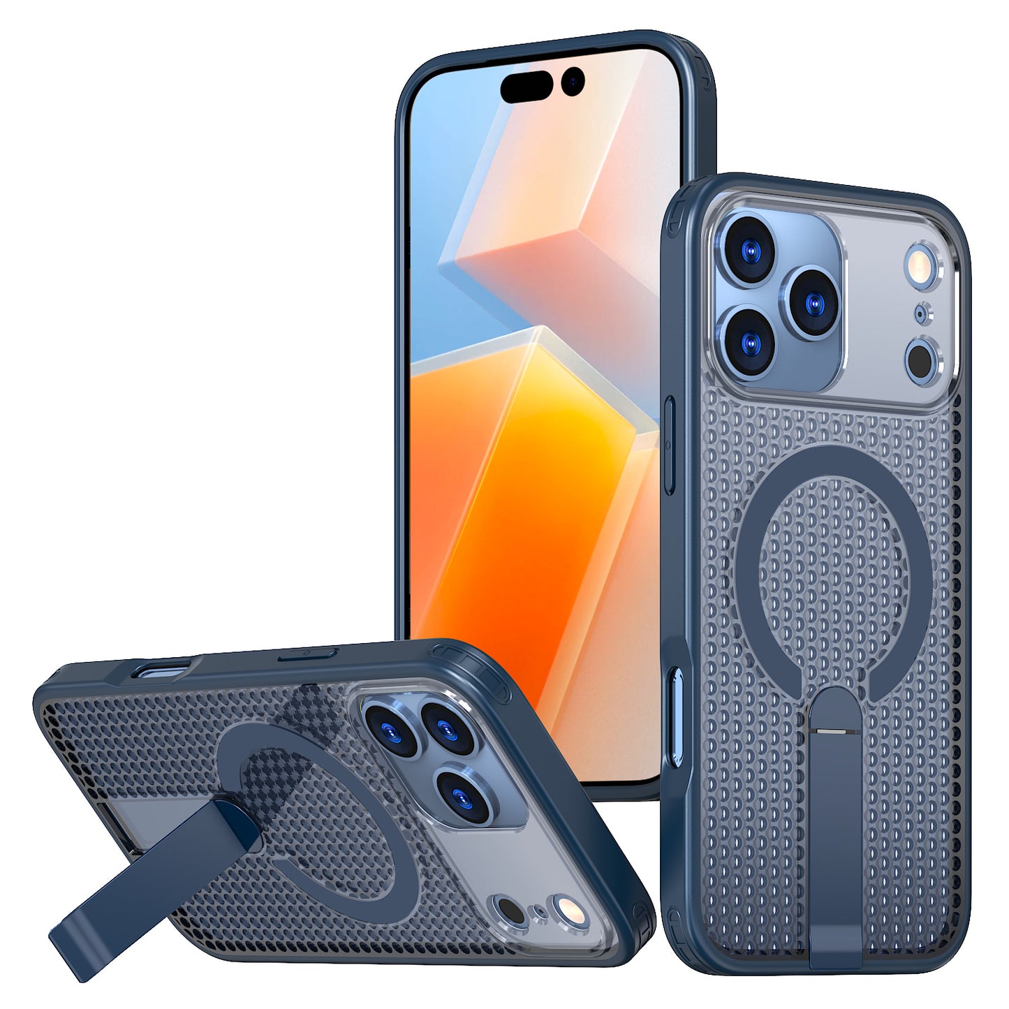 NexTECH® | Magnetic Stand Case with Heat-Dissipation for iPhone 17 Series
