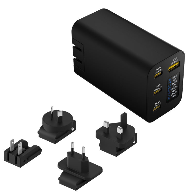 NexTECH® | Multi-Port GaN Charger with Screen – 280W Output