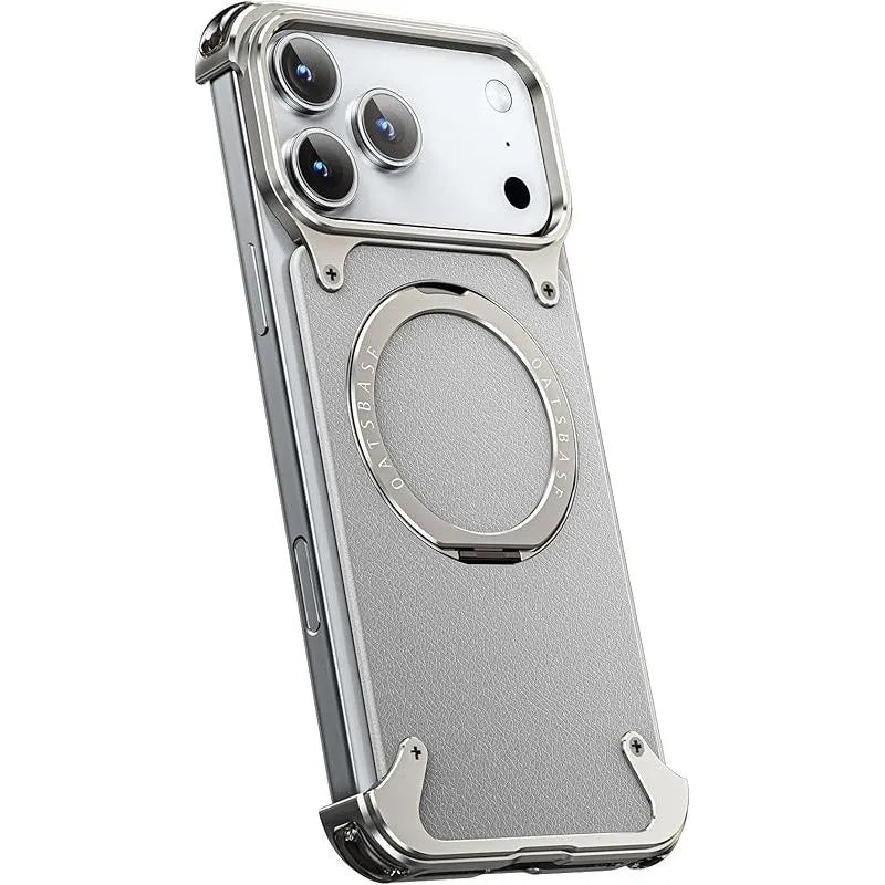 NexTECH® | Magnetic Shockproof Case with Full-Metal 360° Rotation Bracket for iPhone