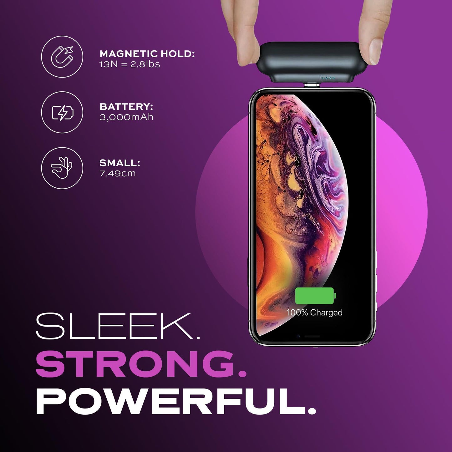 NexTECH® | Space Capsule Mini Magnetic Power Bank - NexTECH