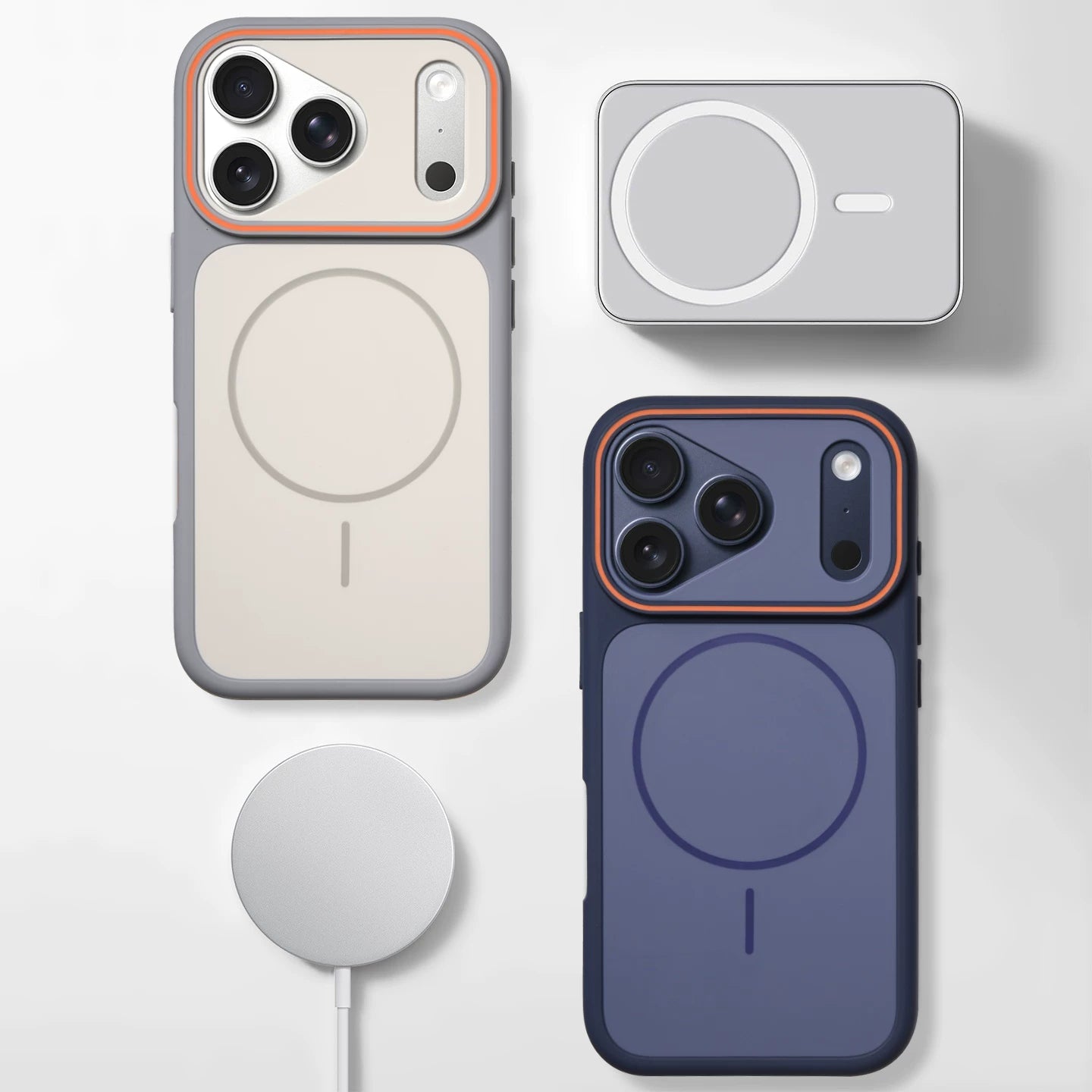 NexTECH® | Soft-Touch MagSafe Case with Lens Protection for iPhone