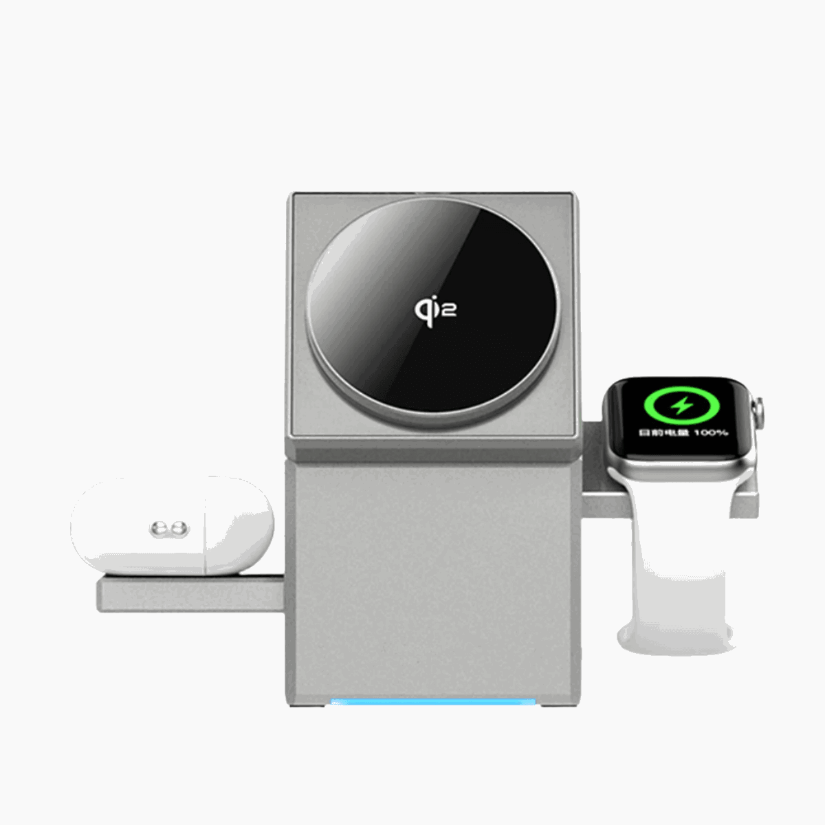 NexTECH® | 3-in-1 MagSafe Rotating Wireless Charging Station - NexTECH