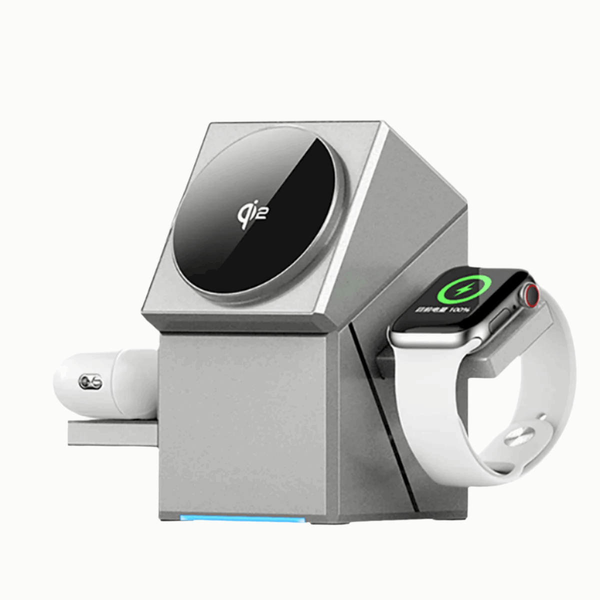 NexTECH® | 3-in-1 MagSafe Rotating Wireless Charging Station - NexTECH