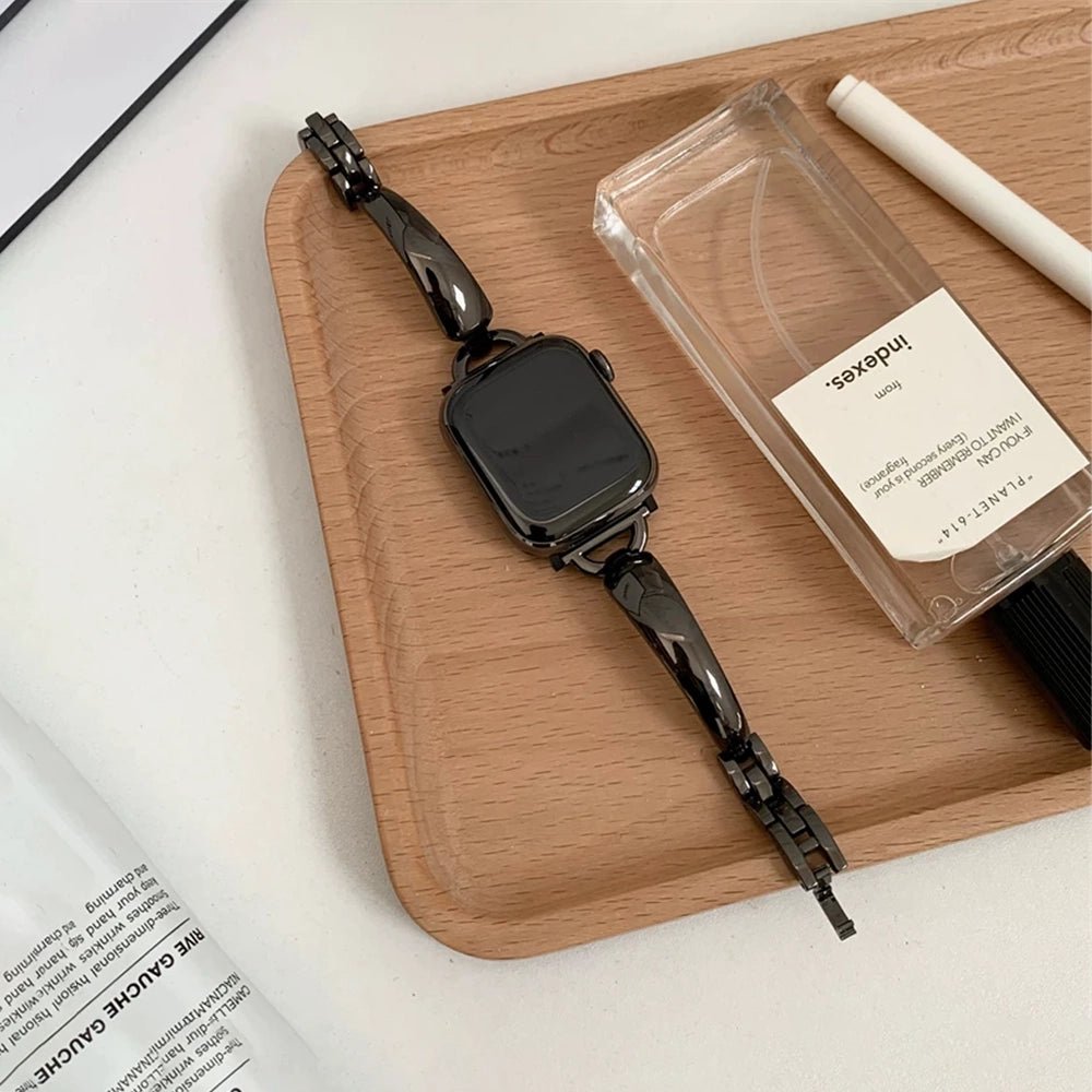 NexTECH® | Women's Radiant T-Bangle Stainless Steel Band for Apple Watch