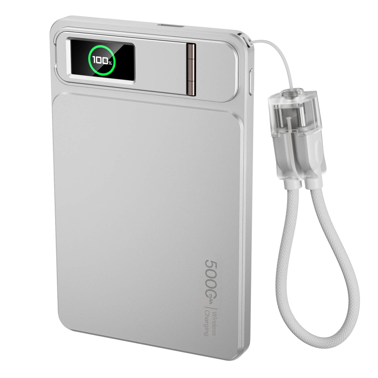 NexTECH® | Ultra-Thin Wireless MagSafe Power Bank with Screen & Stand