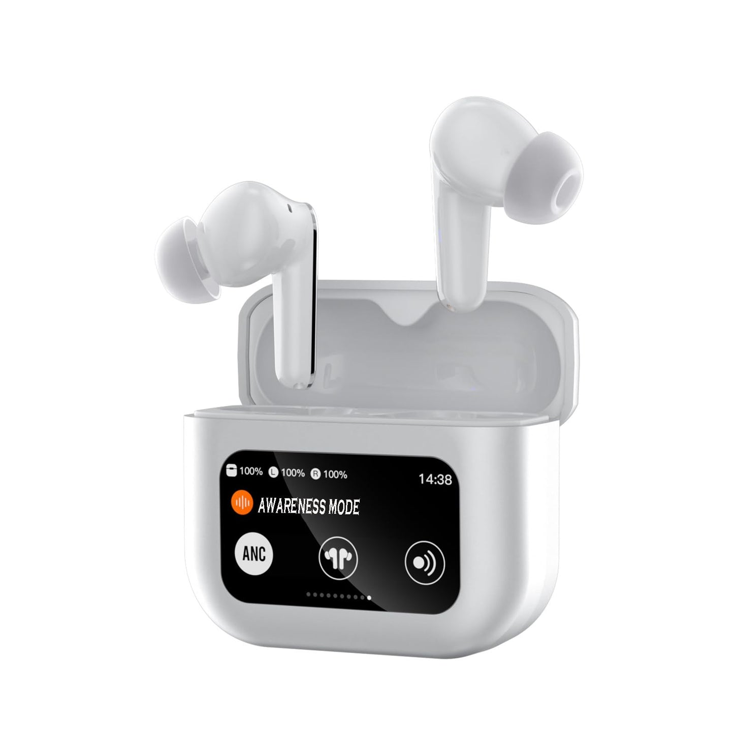 NexTECH® | AI Translation Smart Touch Wireless Earbuds with LCD Display
