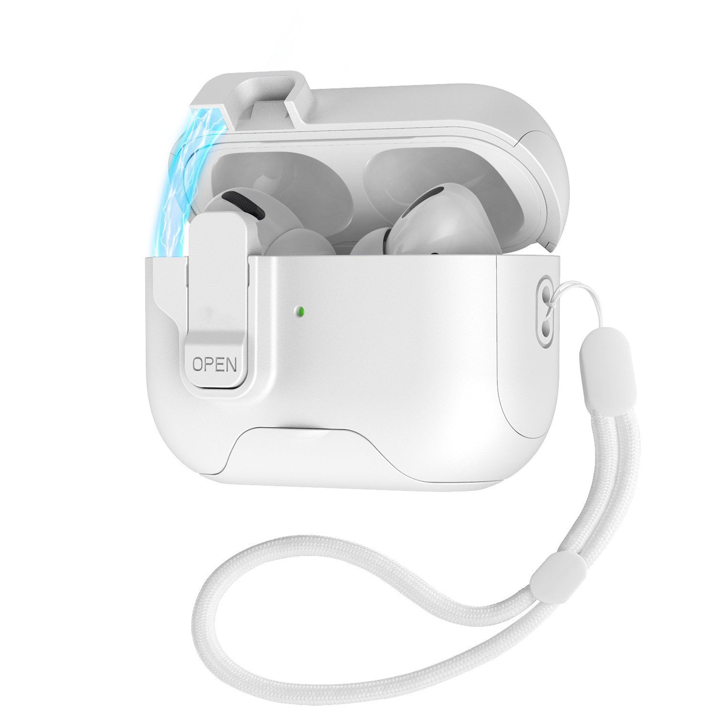 NexTECH® | Lock-Clip AirPods Pro Case with Built-in Stand