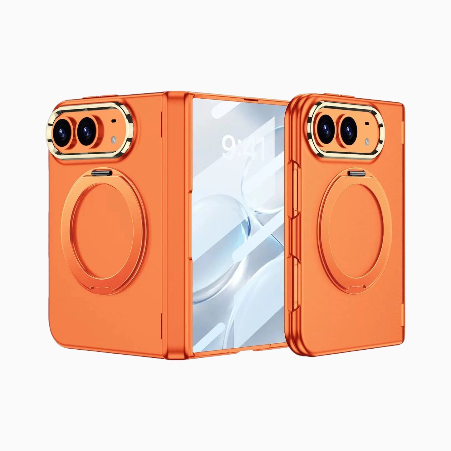 NexTECH® | Full-Cover MagSafe Case with 360° Rotating Ring & Screen Protector for iPhone Duo