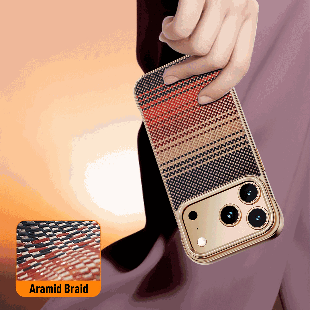 NexTECH® | Ultra-Slim Aramid Woven MagSafe Case for iPhone 17 Series
